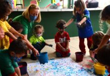 Amigos do coração, parceiros no aprendizado de artes